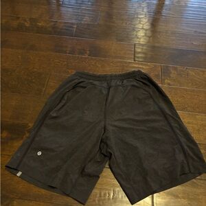 Men's Black Lululemon Pace Breaker Shorts